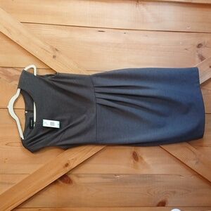 Final sale Jones New York fitted gray dress nwot